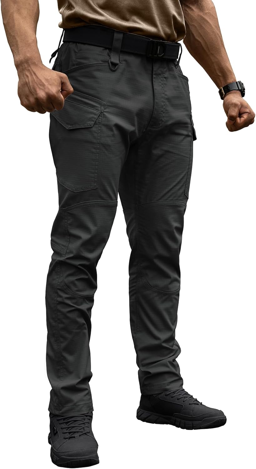 Men's Tactical Ripstop Cargo Pants – Outdoor Hiking & Work Trousers - CasualFlowshop