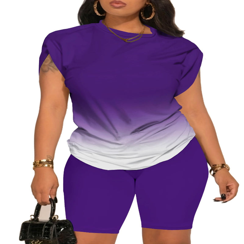 Women’s Biker Short Lounge Set – Comfy Summer Outfit - CasualFlowshop