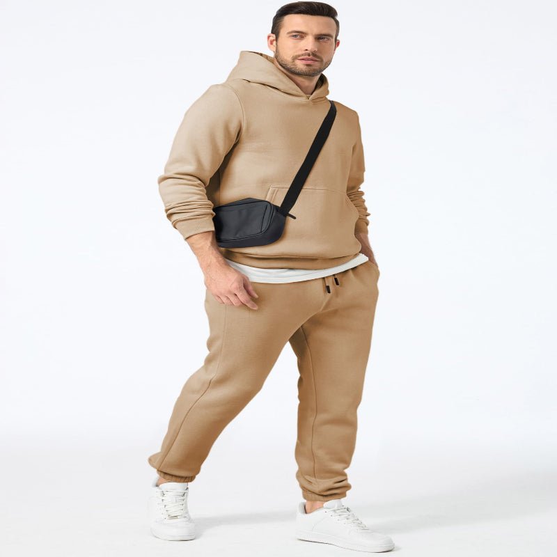 Men’s Relaxed Fit Jogger Set – Soft Hoodie & Sweatpants 2 - Piece Outfit - CasualFlowshop