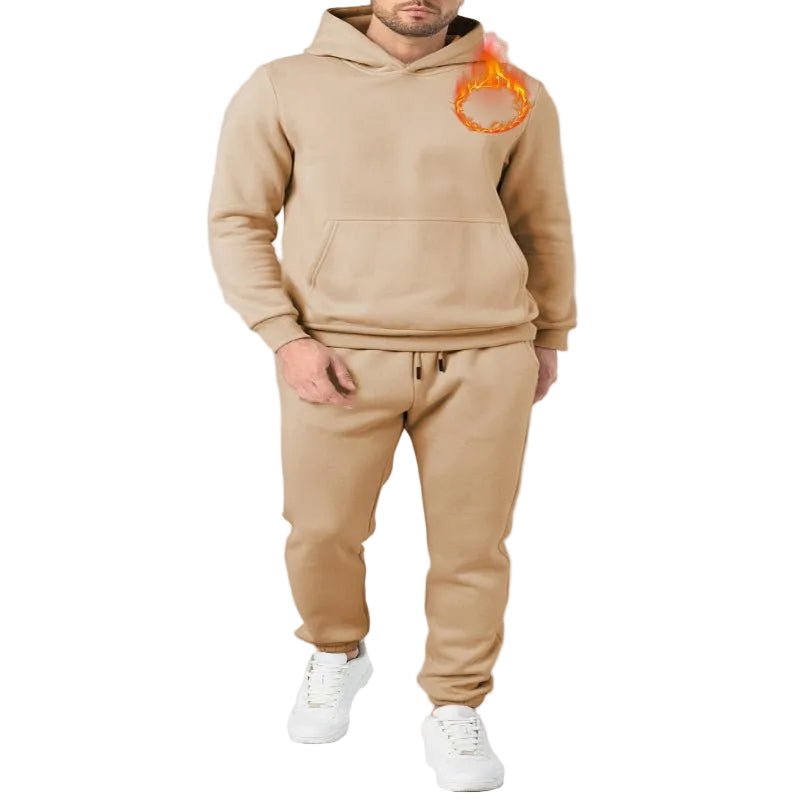 Men’s Relaxed Fit Jogger Set – Soft Hoodie & Sweatpants 2 - Piece Outfit - CasualFlowshop