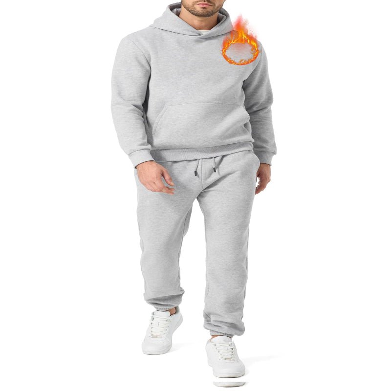 Men’s Relaxed Fit Jogger Set – Soft Hoodie & Sweatpants 2 - Piece Outfit - CasualFlowshop