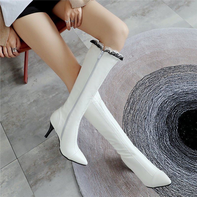 Stride into Winter with Elegance: Discover the Winter Point Toe Boots - CasualFlowshop