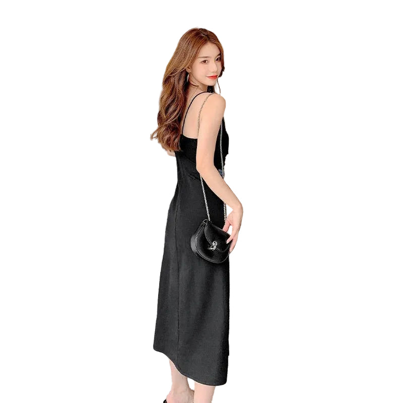 Women's Summer Suspender Maxi Dress – Casual & Breezy Look - CasualFlowshop