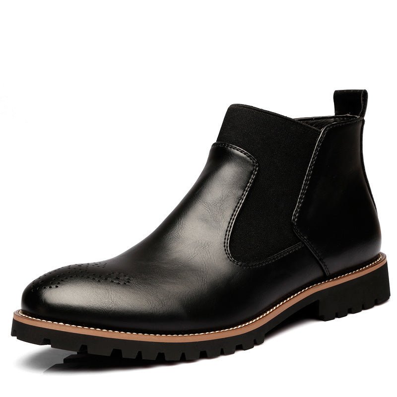 Men’s Brock Leather Boots – Durable leather with a rubber sole