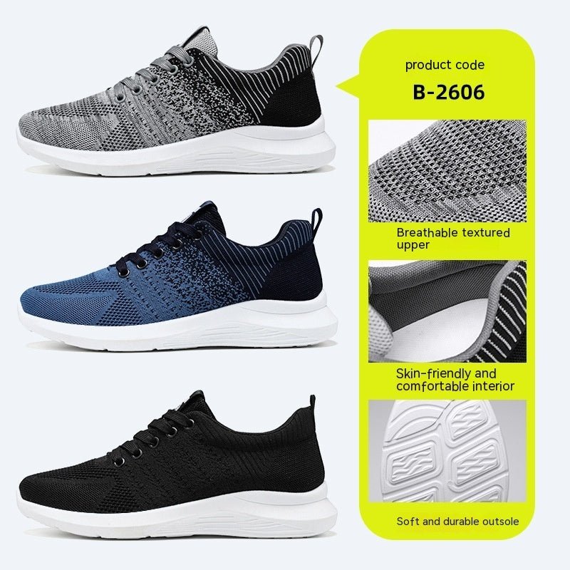 CasualFlowshop Breeze Knit Sneakers - All - Day Comfort in 3 Colors - CasualFlowshop