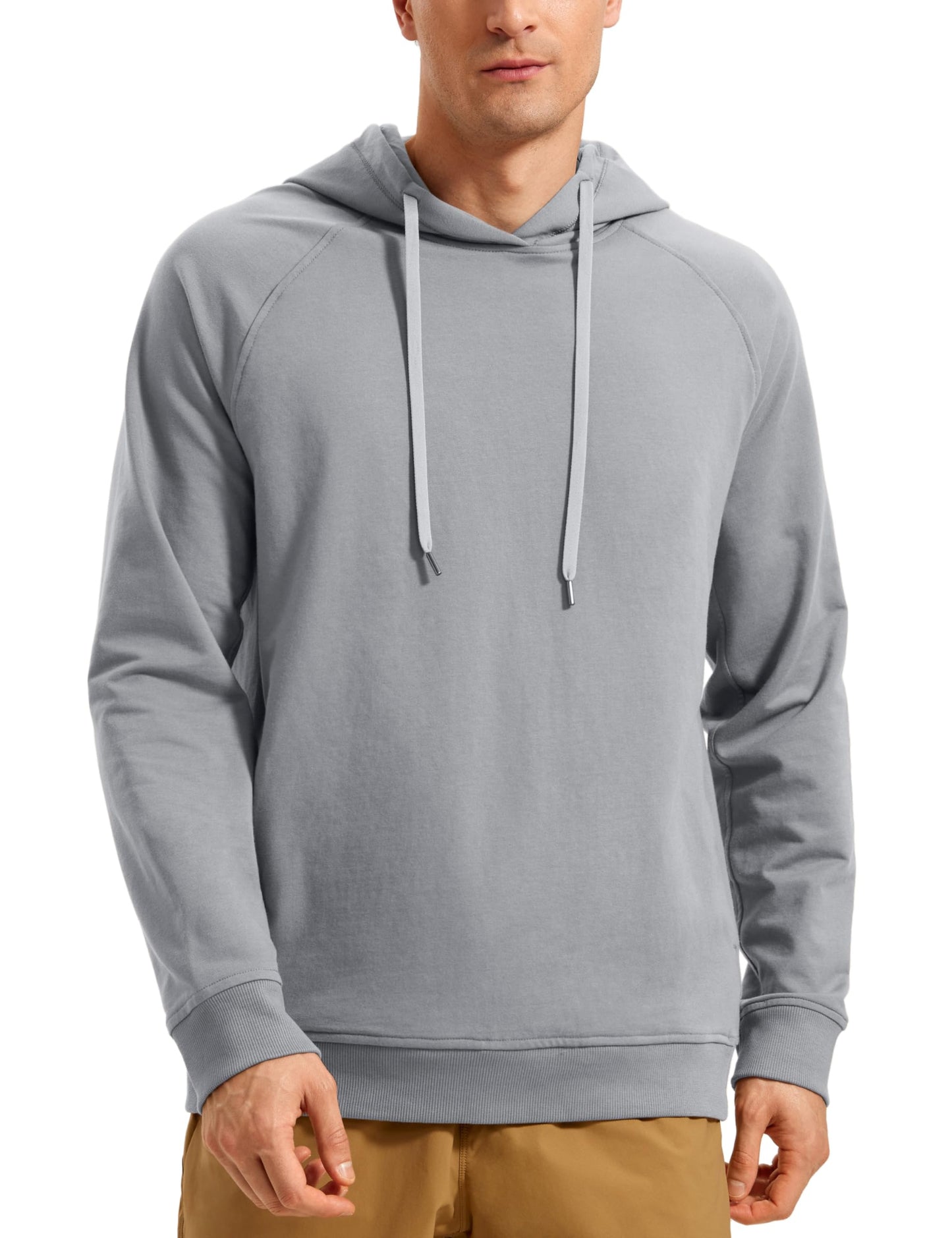 Men’s French Terry Hoodie – Soft, Stretchy & Breathable Sweatshirt - CasualFlowshop