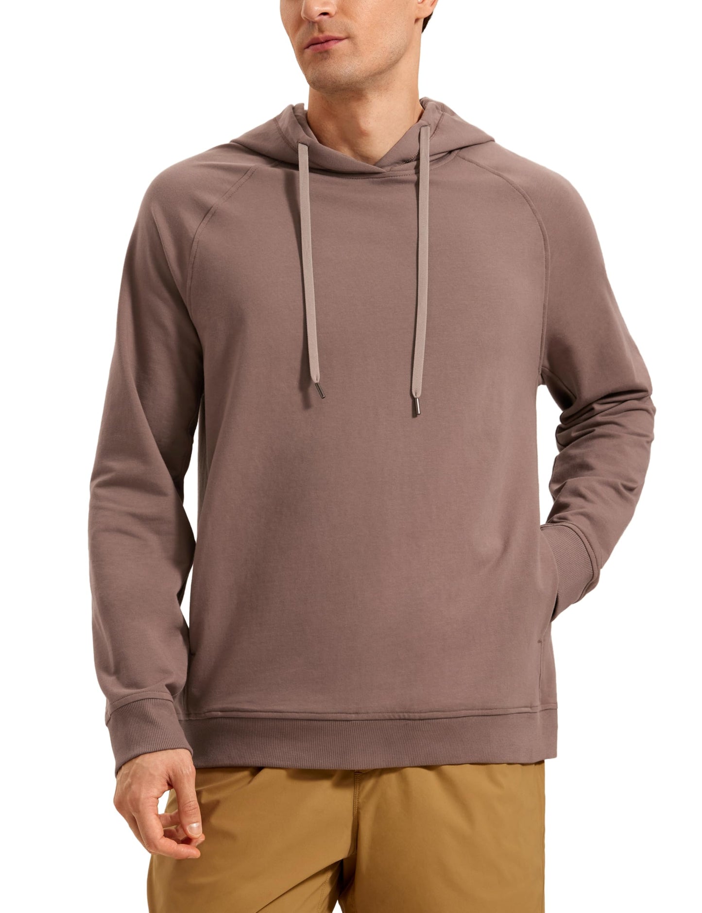 Men’s French Terry Hoodie – Soft, Stretchy & Breathable Sweatshirt - CasualFlowshop