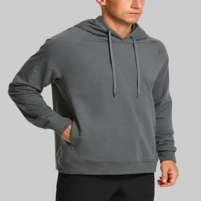 Men’s French Terry Hoodie – Soft, Stretchy & Breathable Sweatshirt