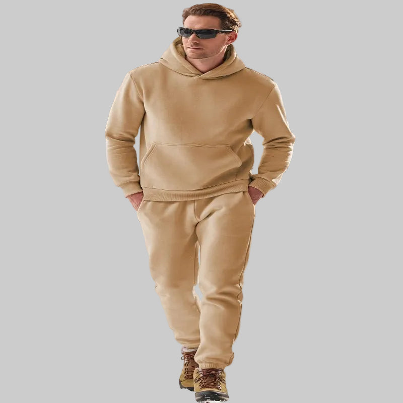 Men’s Relaxed Fit Jogger Set – Soft Hoodie & Sweatpants 2 - Piece Outfit - CasualFlowshop