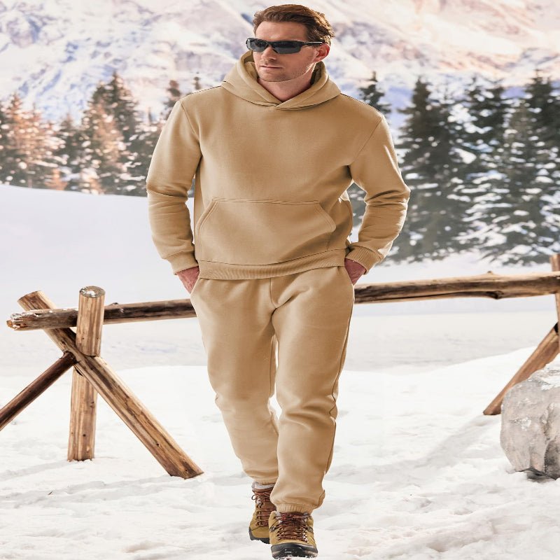 Men’s Relaxed Fit Jogger Set – Soft Hoodie & Sweatpants 2 - Piece Outfit - CasualFlowshop