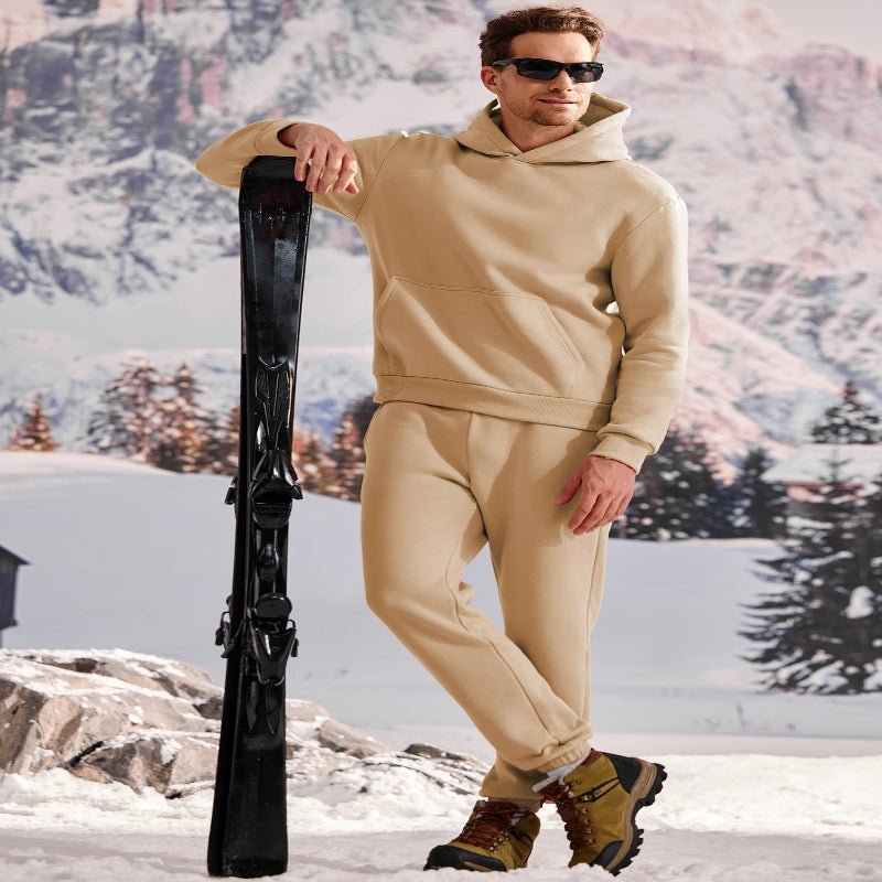 Men’s Relaxed Fit Jogger Set – Soft Hoodie & Sweatpants 2 - Piece Outfit - CasualFlowshop