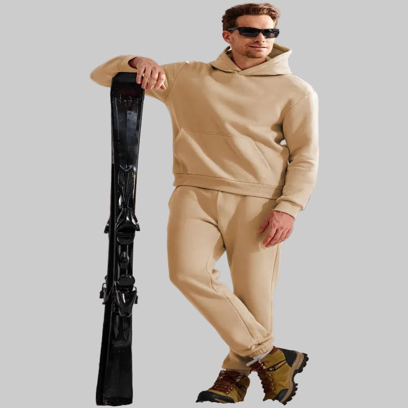 Men’s Relaxed Fit Jogger Set – Soft Hoodie & Sweatpants 2 - Piece Outfit - CasualFlowshop