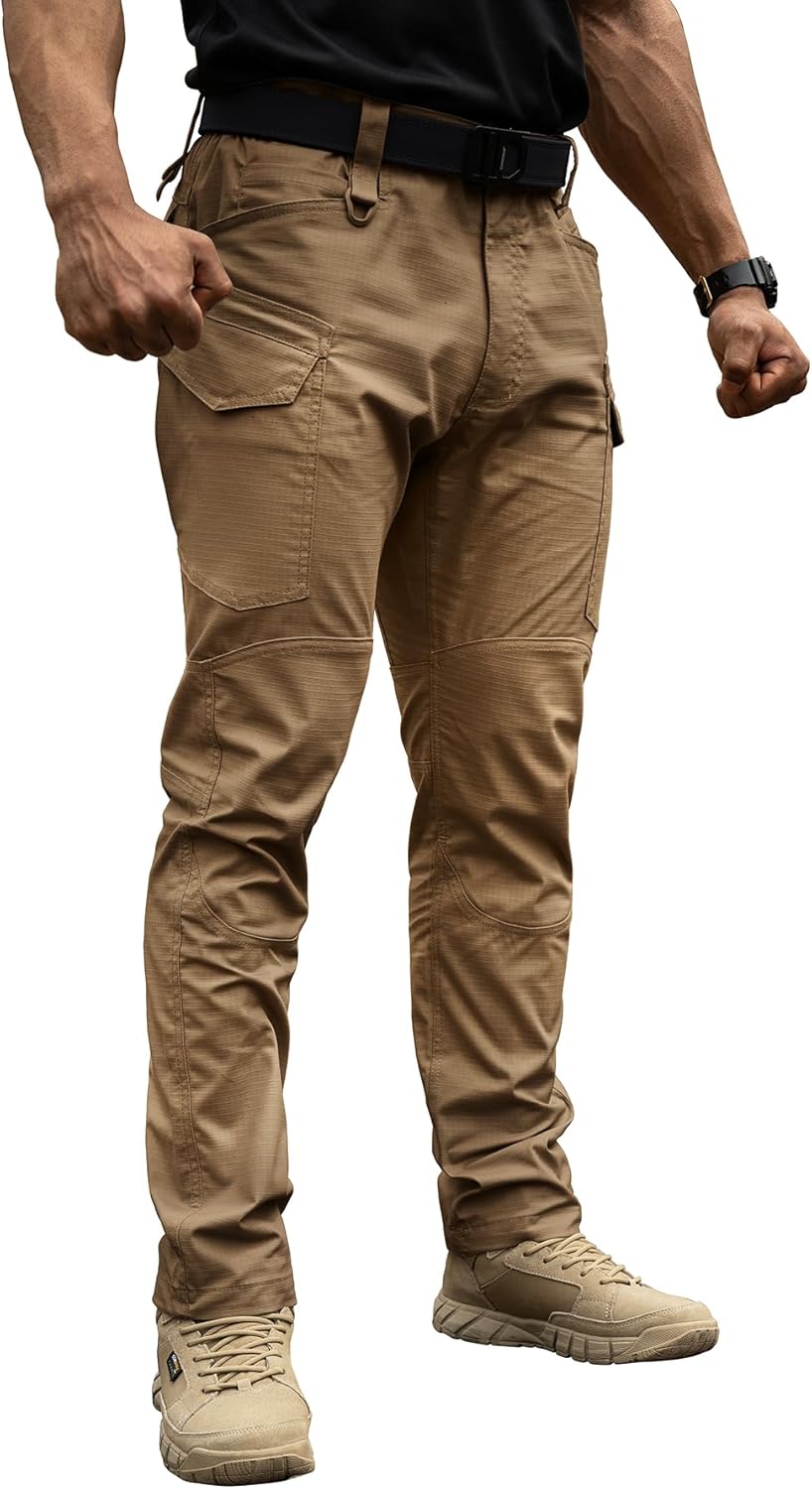 Men's Tactical Ripstop Cargo Pants – Outdoor Hiking & Work Trousers - CasualFlowshop