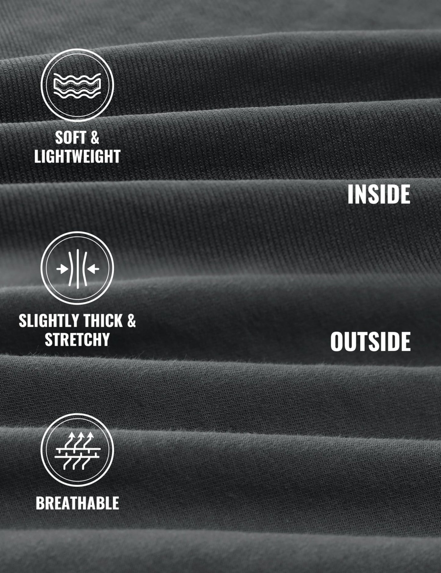 Men’s French Terry Hoodie – Soft, Stretchy & Breathable Sweatshirt - CasualFlowshop