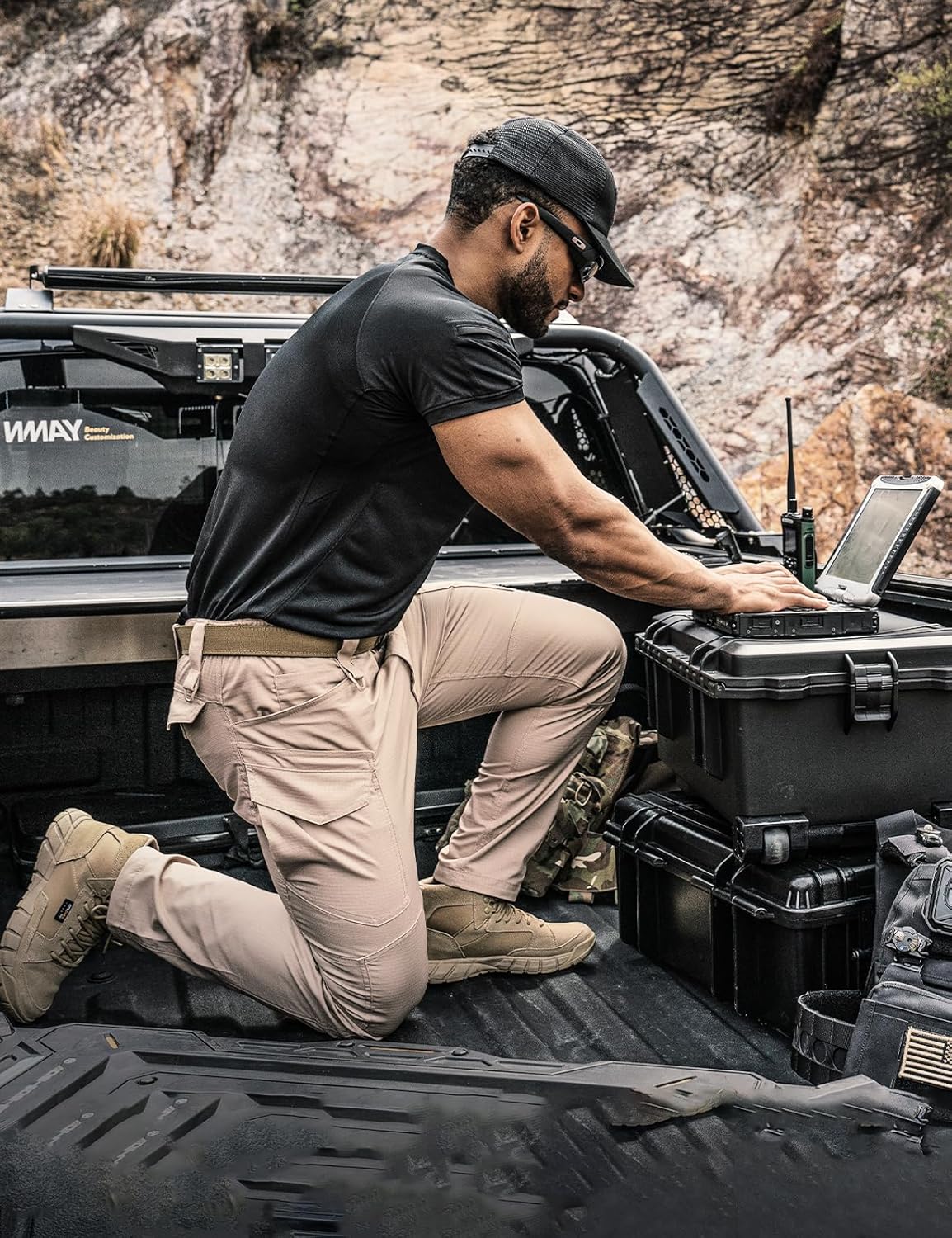 Men's Tactical Ripstop Cargo Pants – Outdoor Hiking & Work Trousers - CasualFlowshop