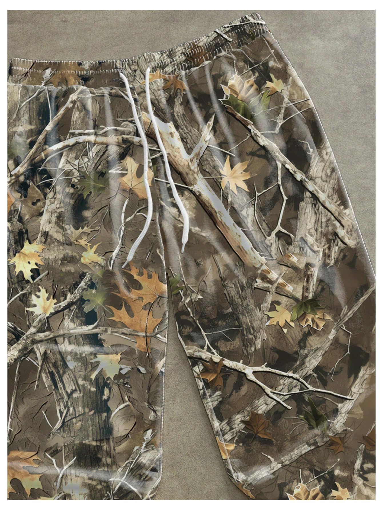 Men’s Vintage Camo Wide Leg Pants – Casual Baggy Streetwear - CasualFlowshop