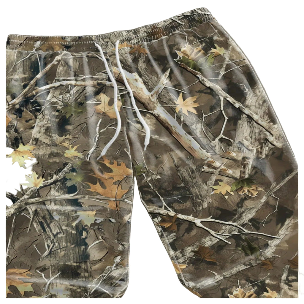 Men’s Vintage Camo Wide Leg Pants – Casual Baggy Streetwear - CasualFlowshop