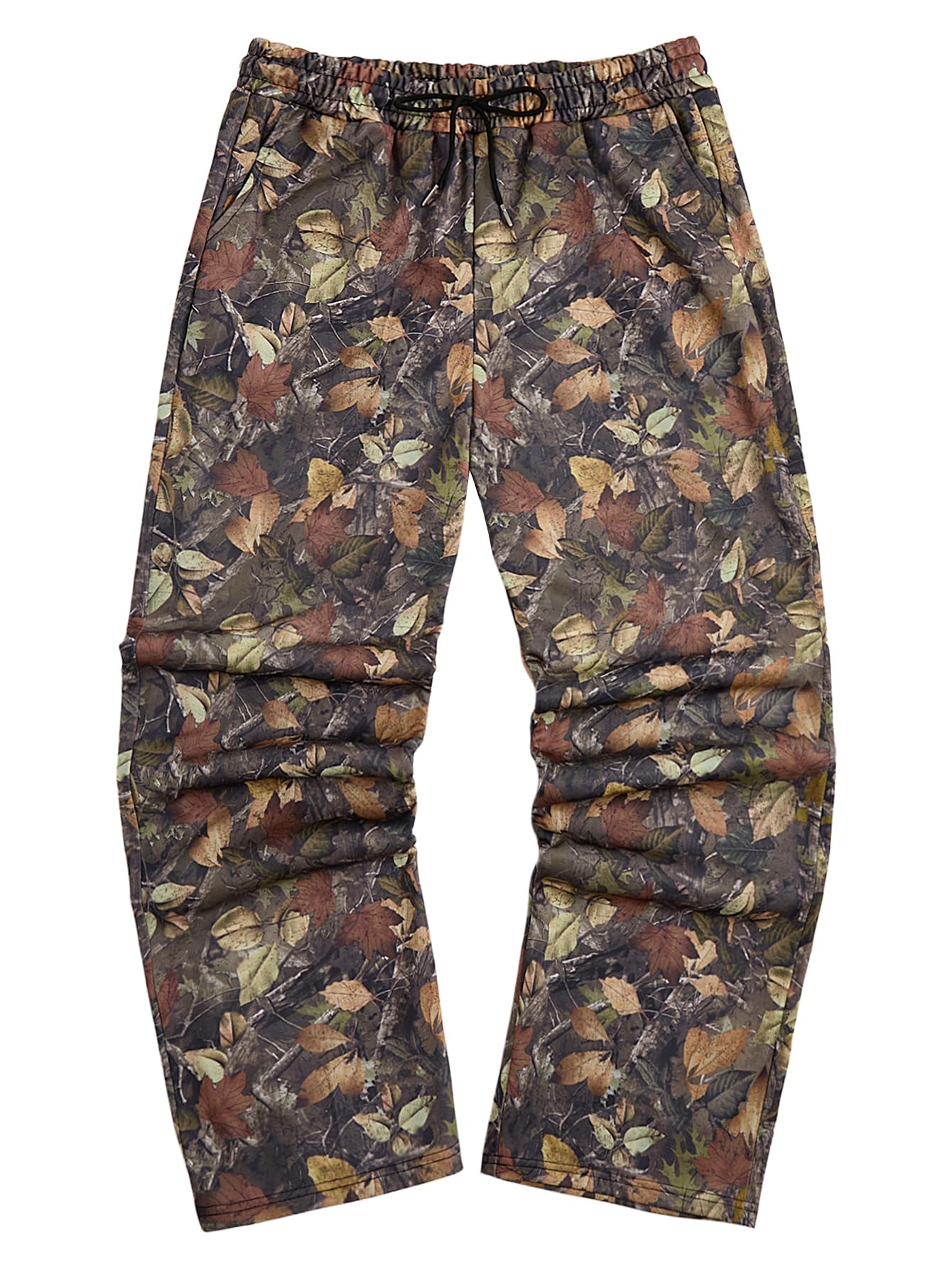 Men’s Vintage Camo Wide Leg Pants – Casual Baggy Streetwear - CasualFlowshop