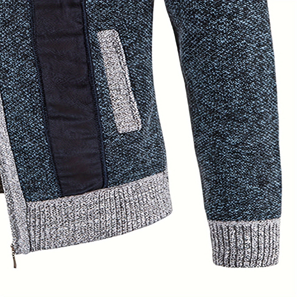 Men's Cardigan Blazer – Smart-Casual Style with Cozy Comfort - CasualFlowshop