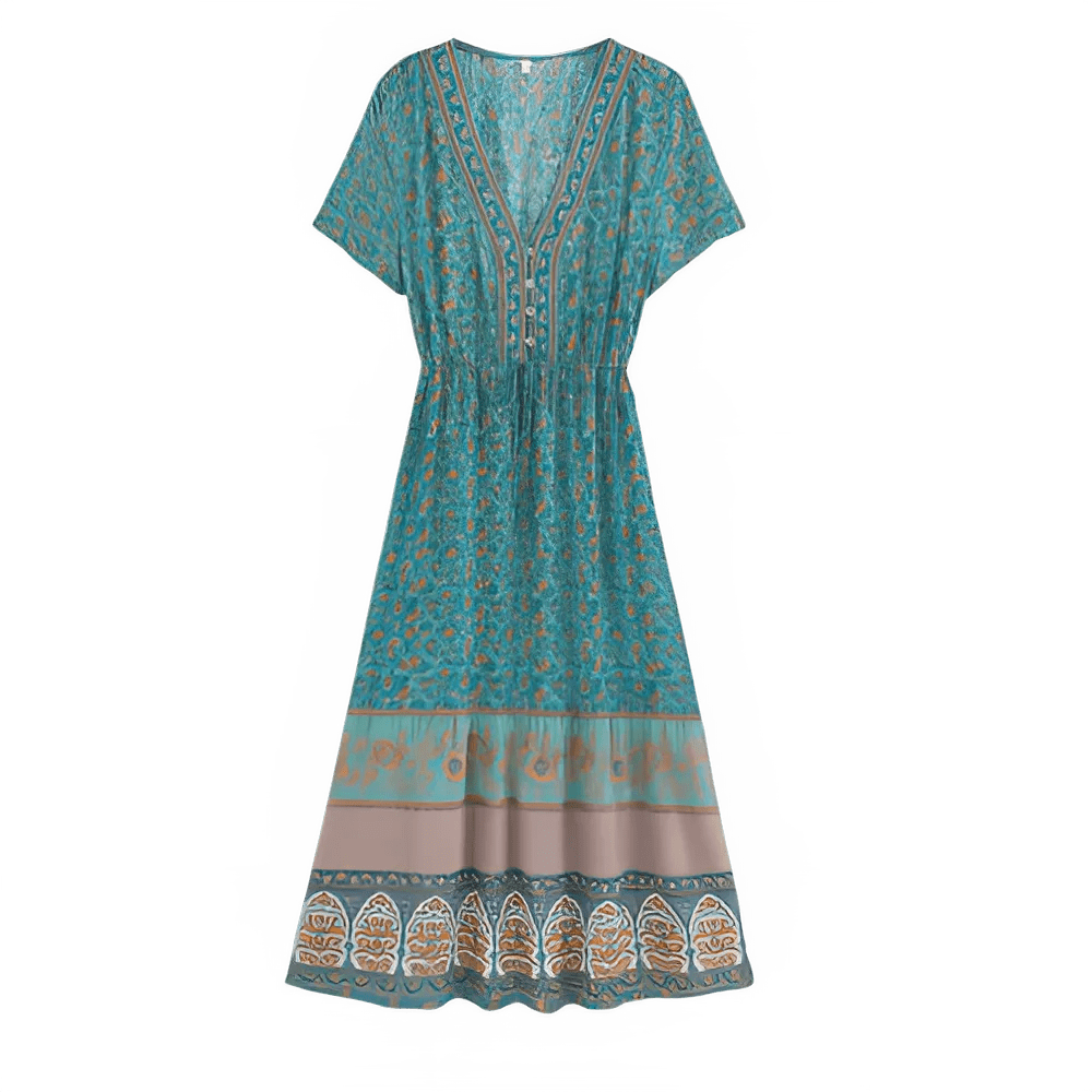 Chic Spring Floral Dress Ensemble - Effortless Elegance for Every Occasion - CasualFlowshop