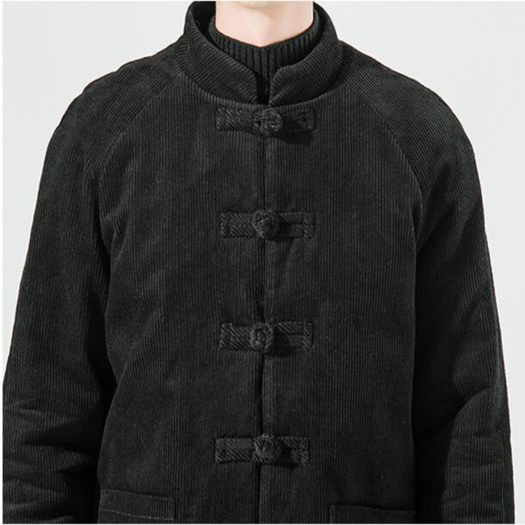 Men’s Corduroy Cotton - Padded Jacket – Vintage Warm Fall Coat - CasualFlowshop
