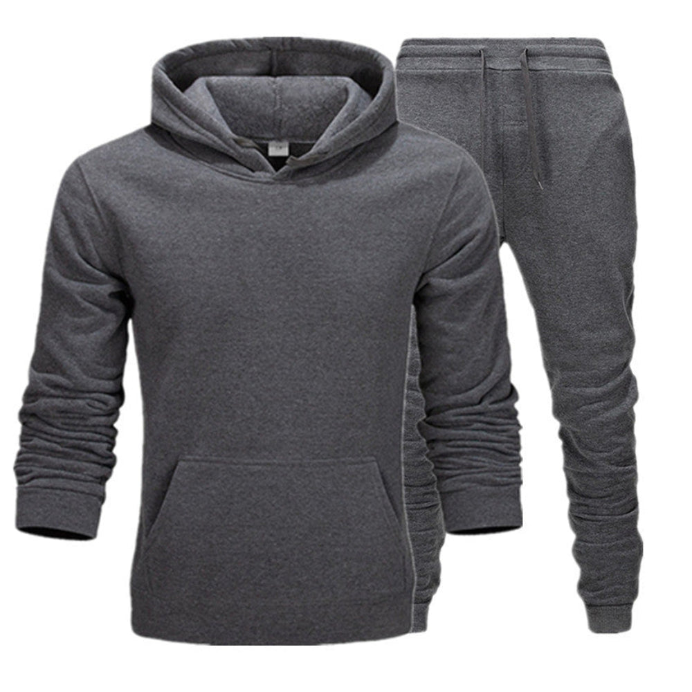 Men's Premium Streetwear Tracksuit Set Derk  Gray -  At Casualflowshop