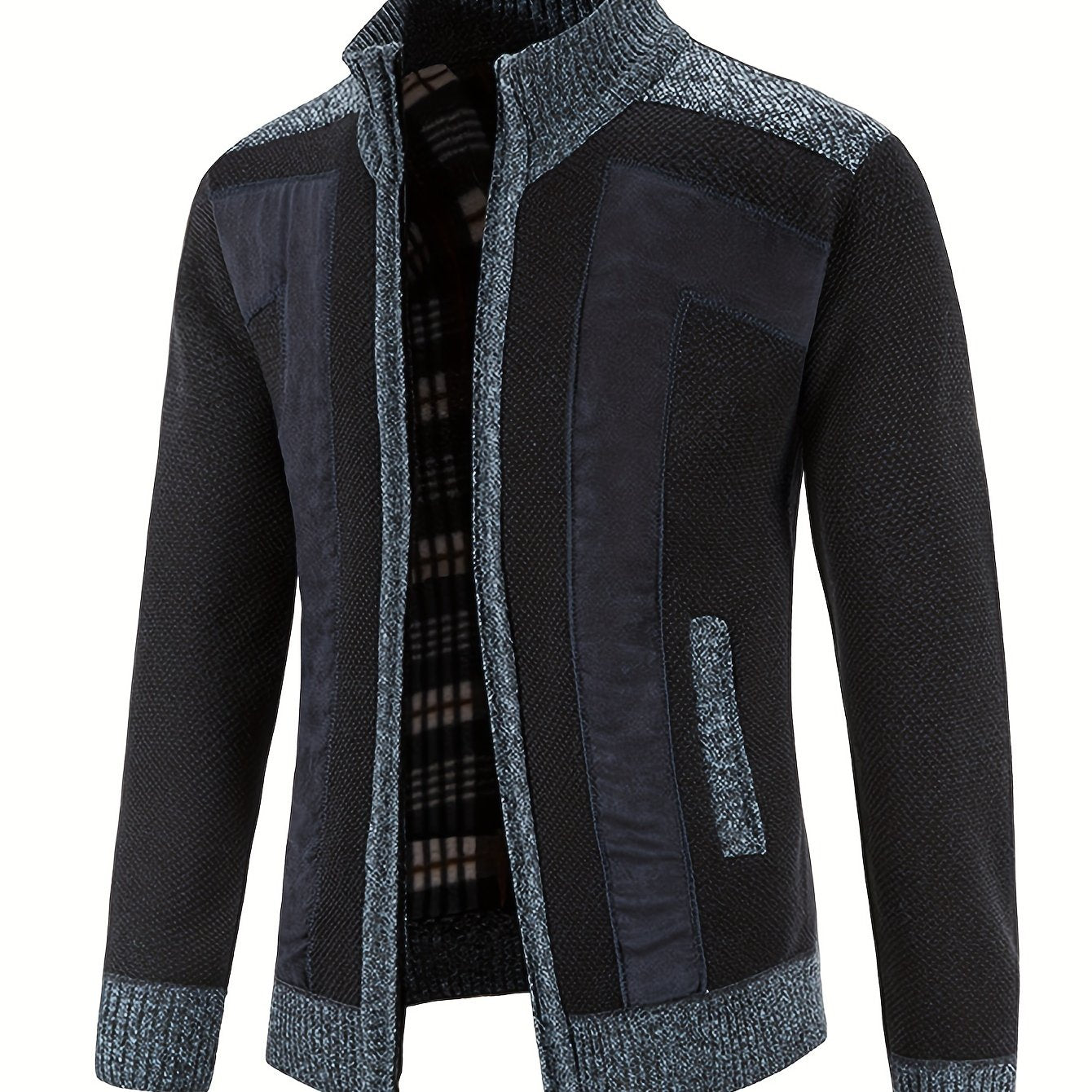 Men's Cardigan Blazer – Smart-Casual Style with Cozy Comfort - CasualFlowshop
