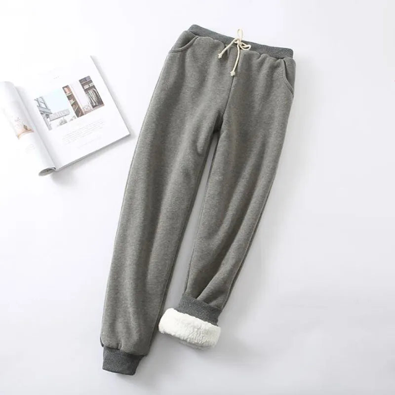 Experience Unparalleled Warmth and Style with Women's Thickened Cashmere Pants - CasualFlowshop