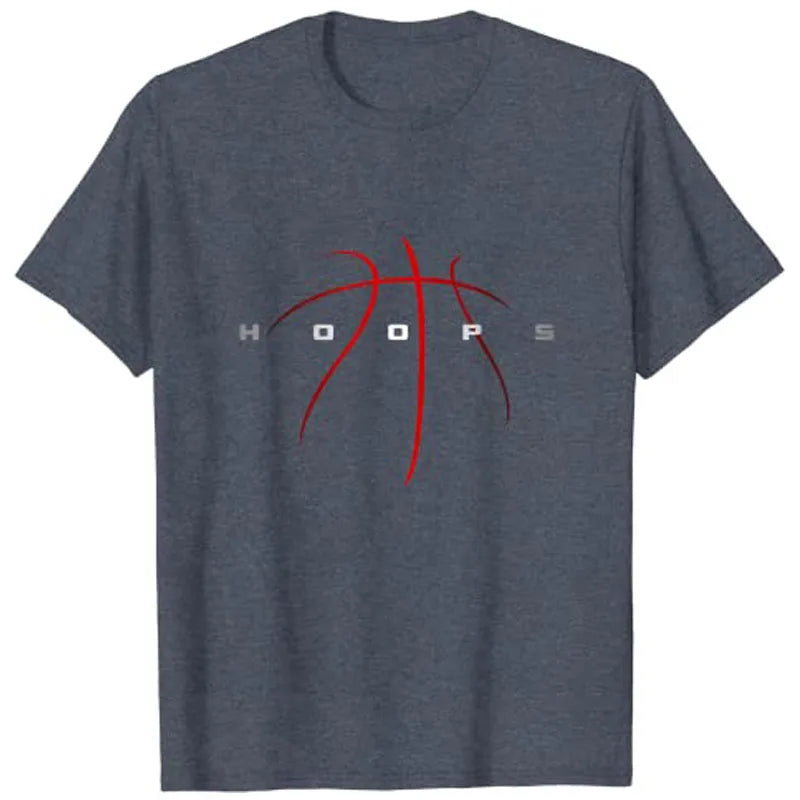 Summer Basketball Jersey - Gray- Casual Summer Top