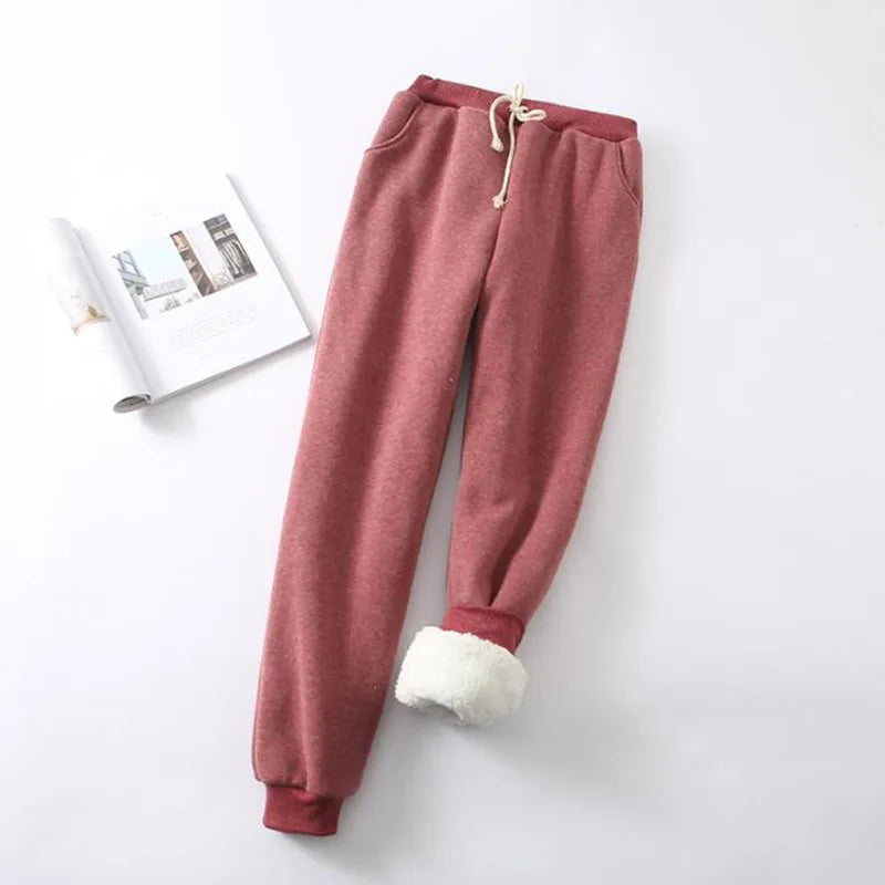 Experience Unparalleled Warmth and Style with Women's Thickened Cashmere Pants - CasualFlowshop