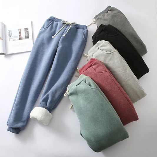 Experience Unparalleled Warmth and Style with Women's Thickened Cashmere Pants - CasualFlowshop