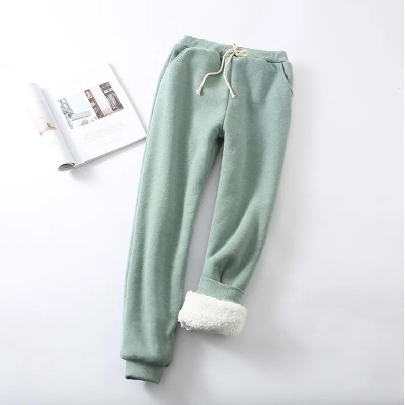 Experience Unparalleled Warmth and Style with Women's Thickened Cashmere Pants - CasualFlowshop