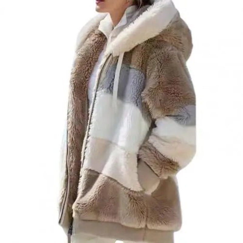 Cozy Hooded Coat with Drawstring - Stay Stylish in Any Season - CasualFlowshop