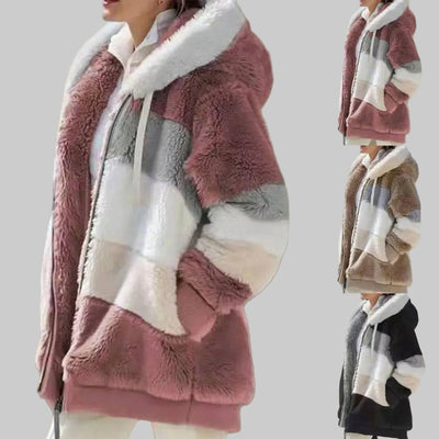 Cozy Hooded Coat with Drawstring - Stay Stylish in Any Season