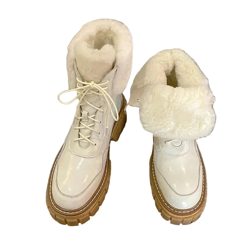Women’s Winter Ankle Boots – Warm, Anti - Slip & Stylish for Everyday Wear - CasualFlowshop