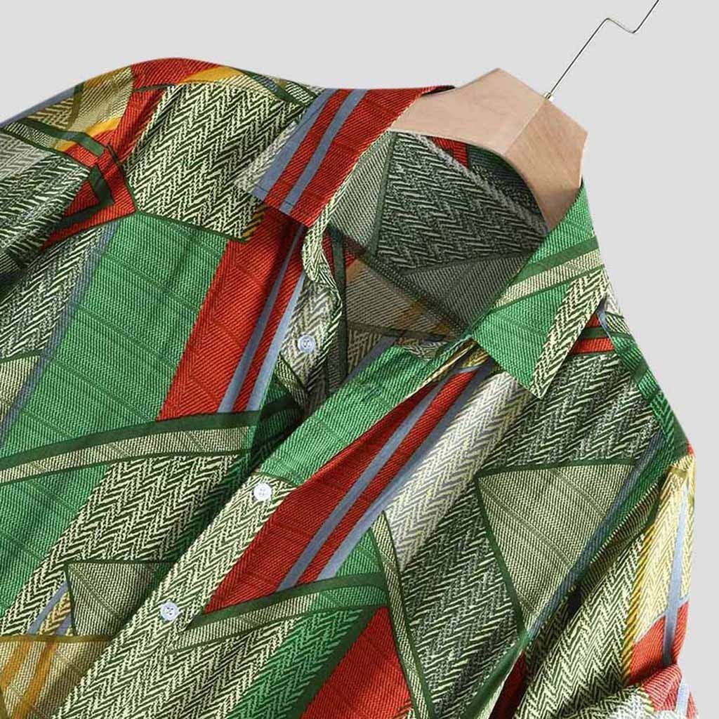 Men’s Hip Hop Hawaiian Shirt – Bold Printed Street Style - CasualFlowshop