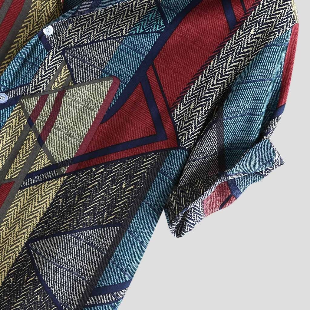 Men’s Hip Hop Hawaiian Shirt – Bold Printed Street Style - CasualFlowshop