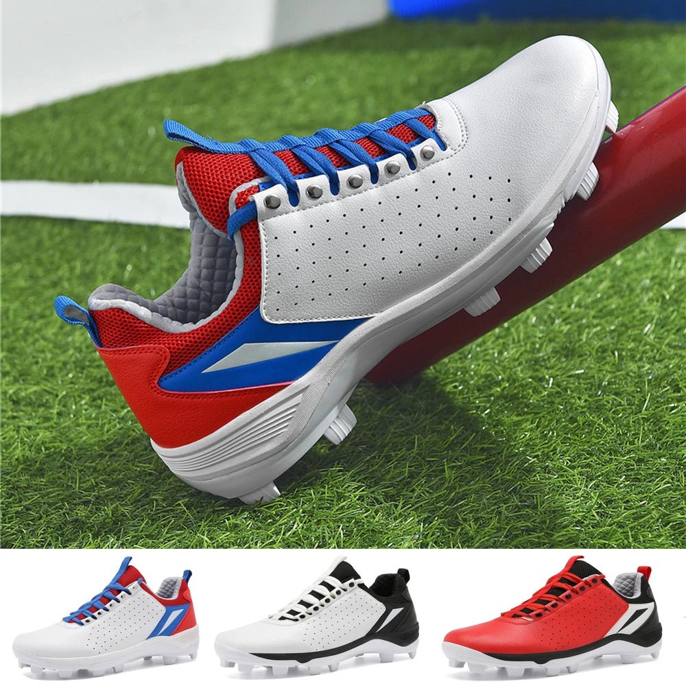 Men’s Non-Slip Baseball Training Shoes – Long Spikes & Turf Cleats - CasualFlowshop