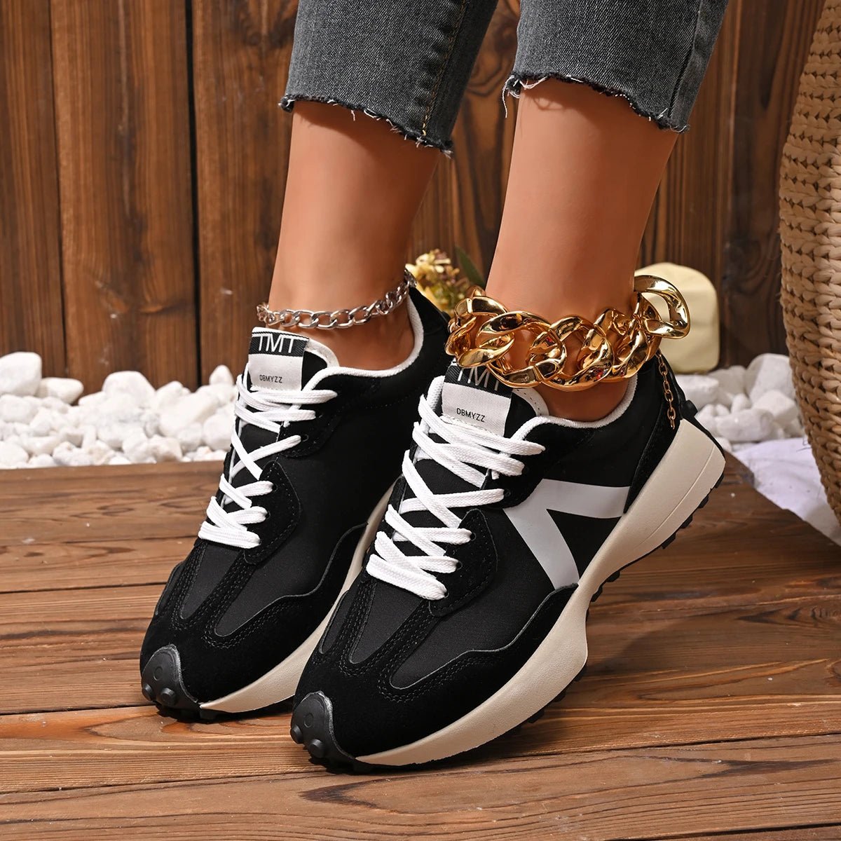 Women's Top Comfort Shoes - Breathable, Cushioned, Soft Lace-Up Design - CasualFlowshop