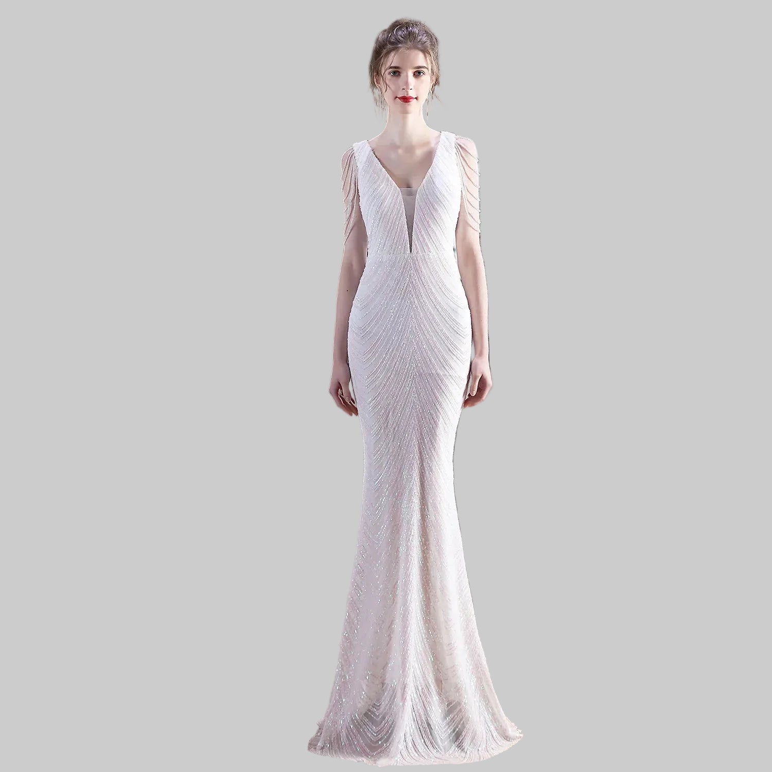 Women’s Formal Evening Party Dress – Sophisticated Long Black Dress - CasualFlowshop