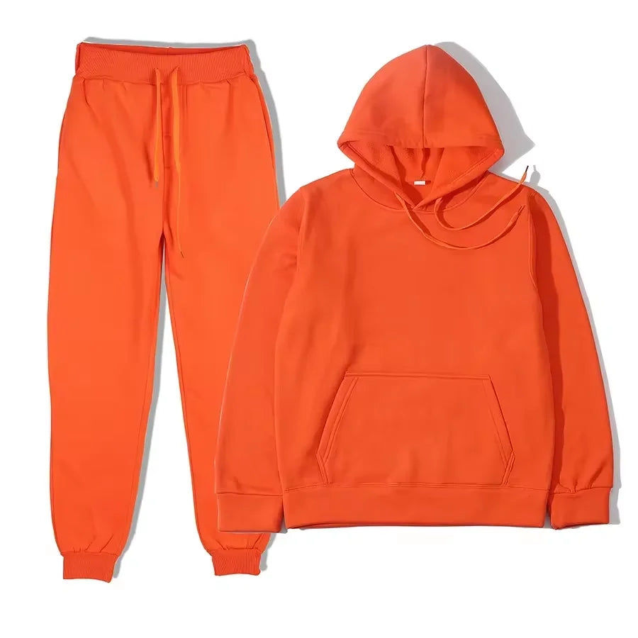 Women’s oversized hoodie and matching sweatpants two-piece set At Casual Flow Shop