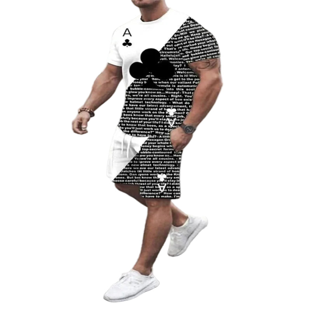 Men’s Summer Casual Wear 3D Set – Beach & Street Comfort - CasualFlowshop