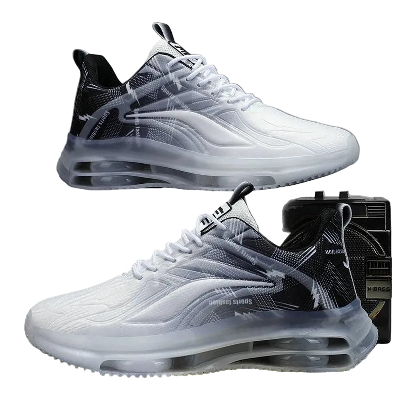 Cushioned running shoes breathable lightweight support - CasualFlowshop