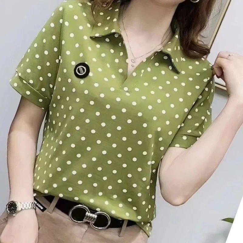 Image of a Fashionable Summer Short Sleeve Polo - At casualflowshop