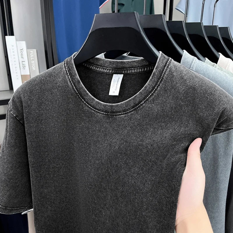 Retro Heavyweight Oversized T-Shirt  - At Casualflowshop
