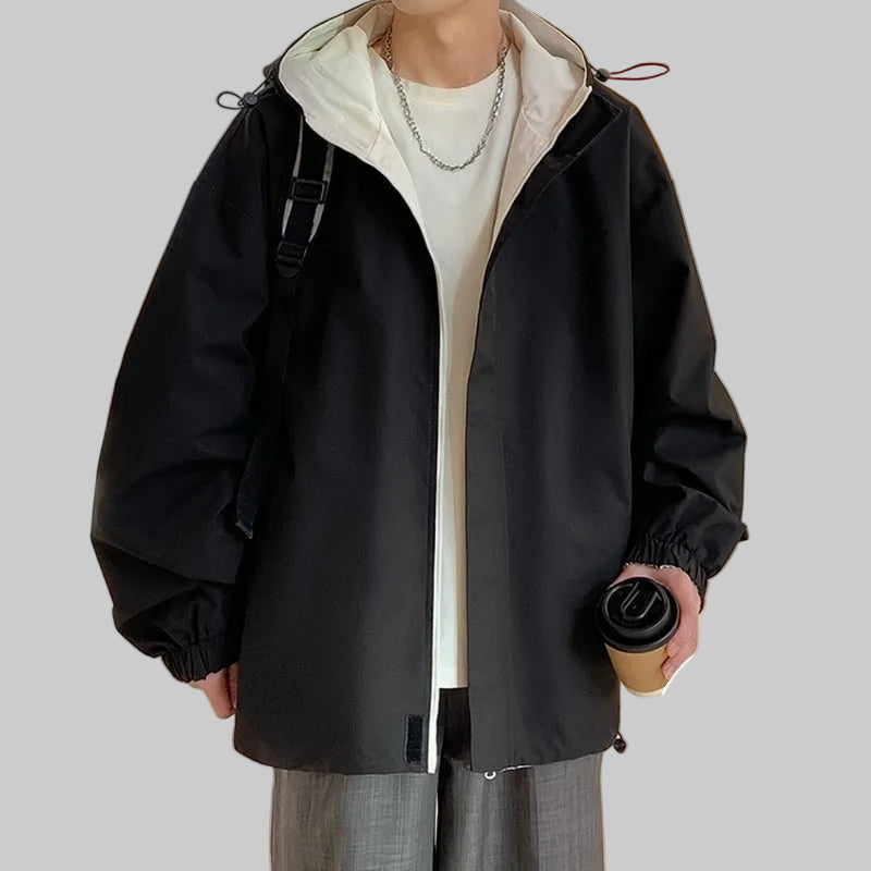 Men's Cashmere Winter Fleece Hooded Jacket - casualflowshop