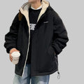 Men's Cashmere Winter Fleece Hooded Jacket - casualflowshop