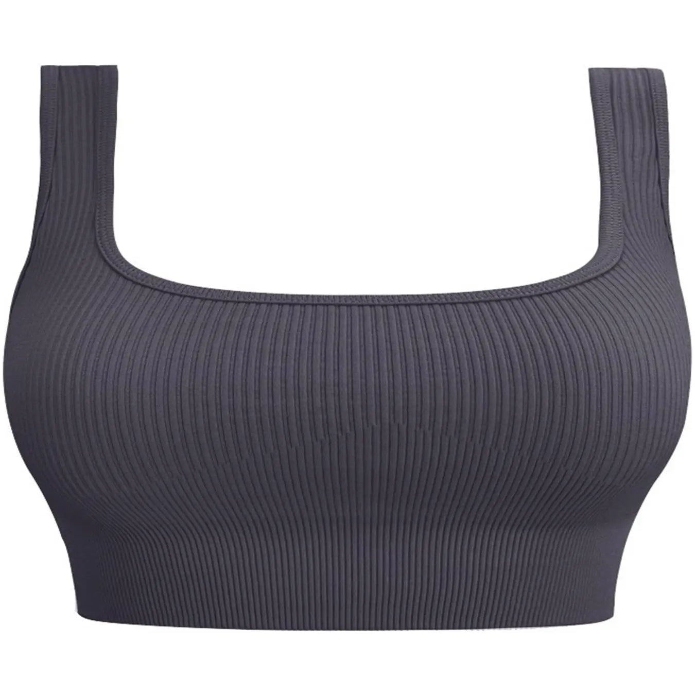 Seamless Knit U-Neckline Sports Bra