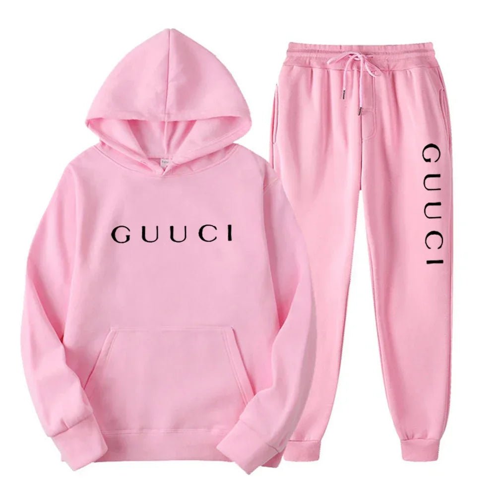 Men Streetwear Hoodie Joggers Set – Casual Two - Piece Outfit - CasualFlowshop