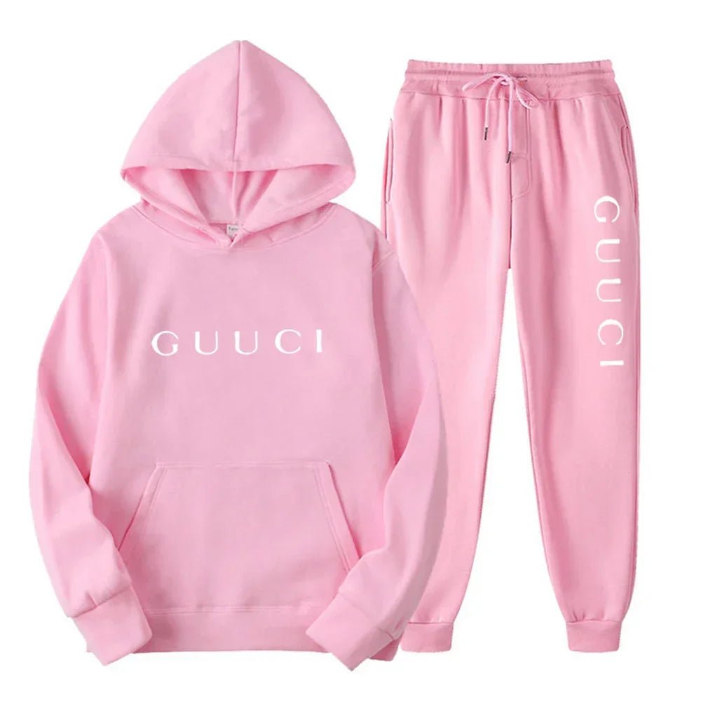 Men Streetwear Hoodie Joggers Set – Casual Two - Piece Outfit - CasualFlowshop